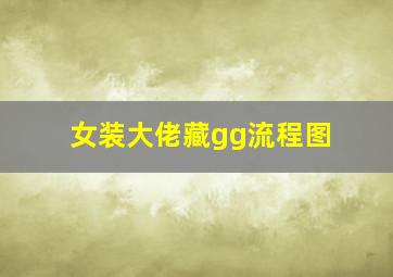 女装大佬藏gg流程图