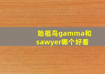 始祖鸟gamma和sawyer哪个好看