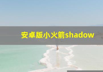 安卓版小火箭shadow