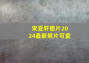 宋亚轩图片2024最新照片可爱