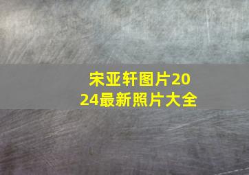 宋亚轩图片2024最新照片大全