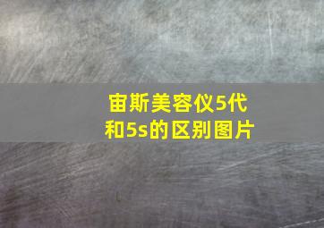 宙斯美容仪5代和5s的区别图片