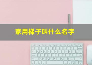 家用梯子叫什么名字