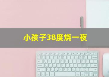 小孩子38度烧一夜