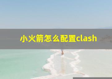 小火箭怎么配置clash