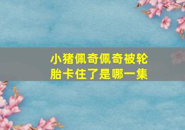 小猪佩奇佩奇被轮胎卡住了是哪一集