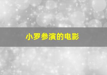 小罗参演的电影