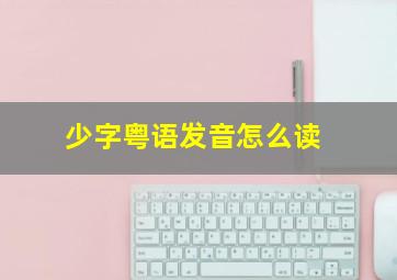 少字粤语发音怎么读