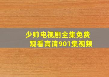 少帅电视剧全集免费观看高清901集视频