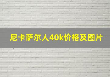 尼卡萨尔人40k价格及图片