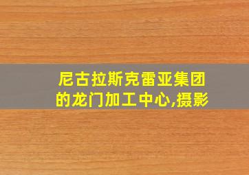 尼古拉斯克雷亚集团的龙门加工中心,摄影