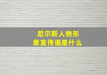 尼尔斯人物形象宣传语是什么