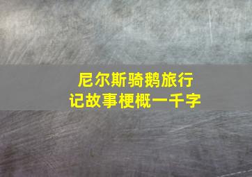 尼尔斯骑鹅旅行记故事梗概一千字