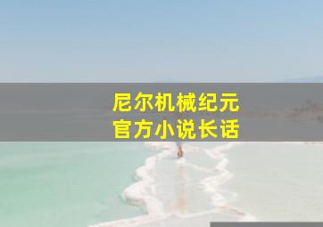 尼尔机械纪元官方小说长话