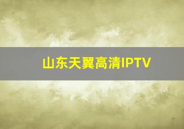 山东天翼高清IPTV