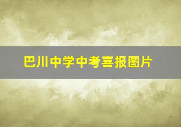 巴川中学中考喜报图片