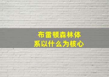 布雷顿森林体系以什么为核心