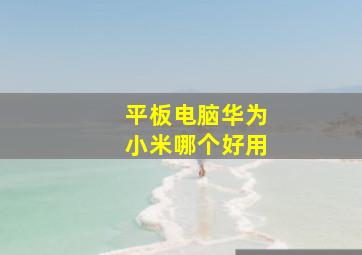 平板电脑华为小米哪个好用