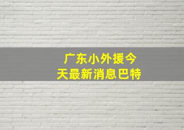 广东小外援今天最新消息巴特