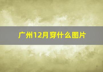 广州12月穿什么图片