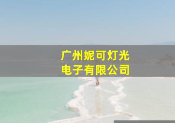 广州妮可灯光电子有限公司