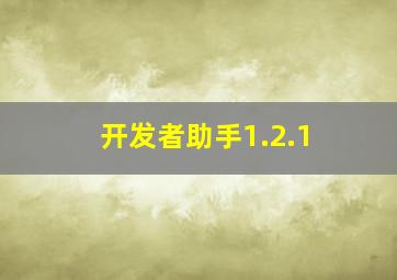 开发者助手1.2.1