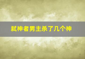 弑神者男主杀了几个神