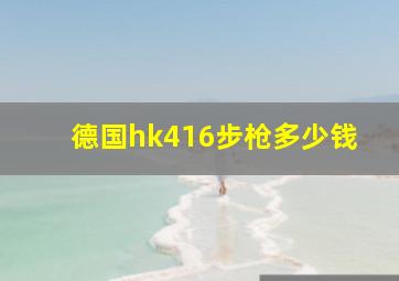 德国hk416步枪多少钱