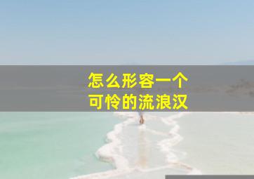 怎么形容一个可怜的流浪汉