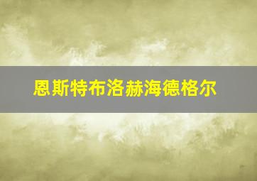 恩斯特布洛赫海德格尔