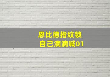 恩比德指纹锁自己滴滴喊01