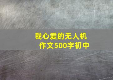 我心爱的无人机作文500字初中