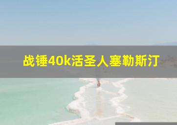 战锤40k活圣人塞勒斯汀