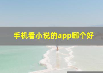 手机看小说的app哪个好