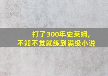 打了300年史莱姆,不知不觉就练到满级小说