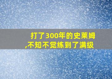 打了300年的史莱姆,不知不觉练到了满级