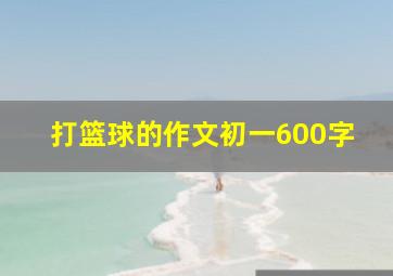 打篮球的作文初一600字