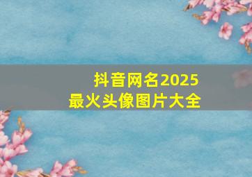 抖音网名2025最火头像图片大全