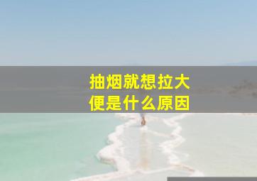 抽烟就想拉大便是什么原因