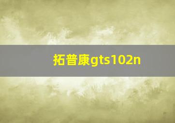 拓普康gts102n