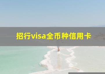 招行visa全币种信用卡