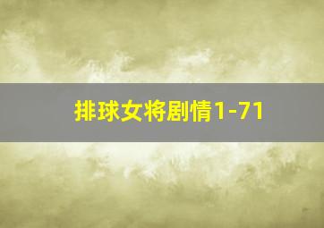 排球女将剧情1-71