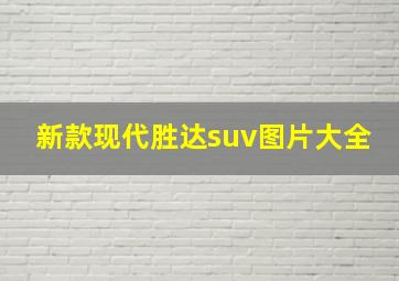 新款现代胜达suv图片大全