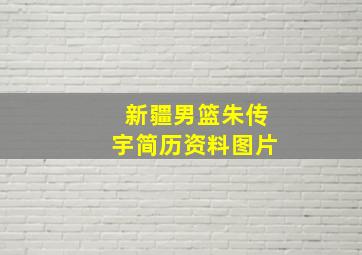 新疆男篮朱传宇简历资料图片