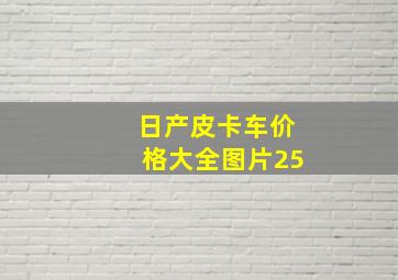 日产皮卡车价格大全图片25