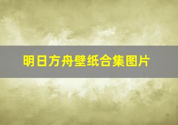 明日方舟壁纸合集图片