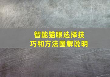 智能猫眼选择技巧和方法图解说明