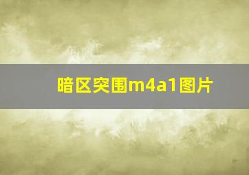 暗区突围m4a1图片