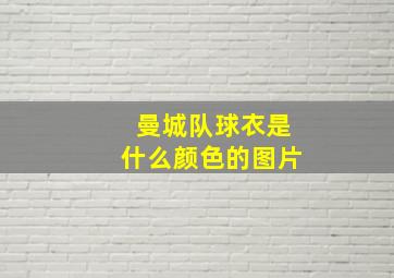 曼城队球衣是什么颜色的图片