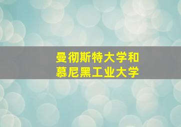 曼彻斯特大学和慕尼黑工业大学